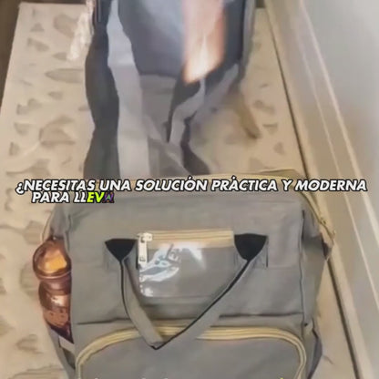 Mochila con mudador integrado